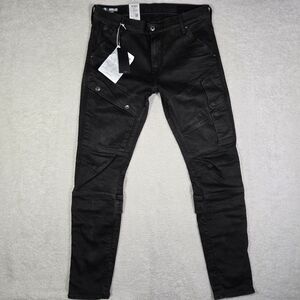 G-Star Raw Denim Jeans Airblaze 3D Skinny Worn In Umber Cobler Mens 34x34